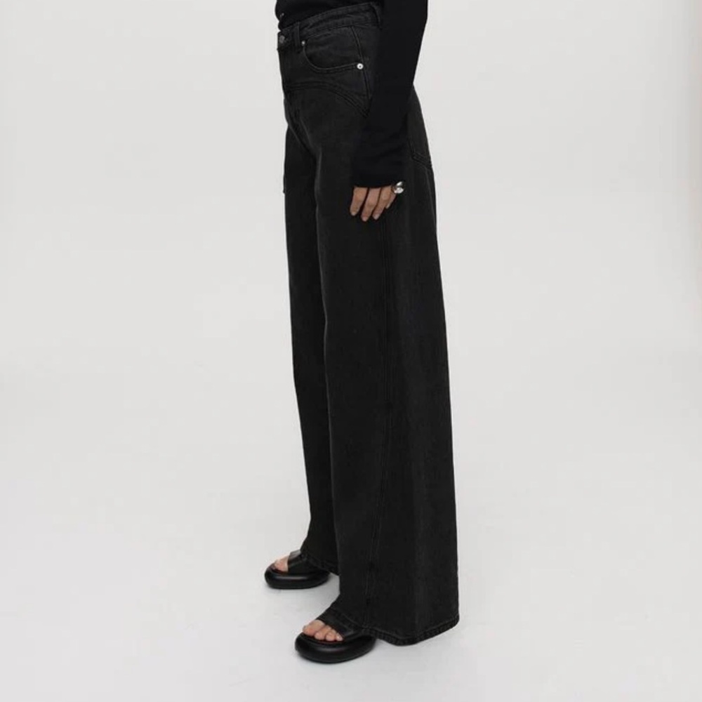 MARLE Organic Curve Jean in Washed Black - size US 28 - Picture 3 of 10
